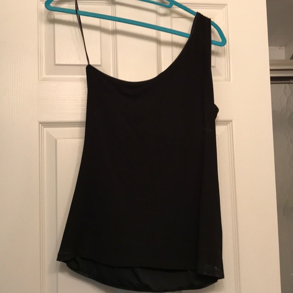 Off shoulder dressy sequined top. Brown back - Picture 2 of 3